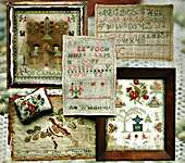 Click/tap for more details of Small Samplings I (cross stitch) by Heartstring Samplery