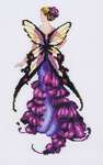 Click/tap for more details of Snapdragon (cross stitch) by Nora Corbett