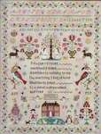 Click/tap for more details of Snooty Parrots Sampler (cross stitch) by Barbara Ana Designs