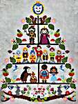 Click/tap for more details of Snow White Tree (cross stitch) by Tiny Modernist
