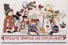 Click for more details of Snowflake Dreams (cross stitch) by Stoney Creek