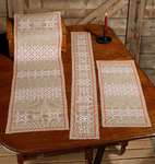 Click for more details of Snowflake Table Runners (cross stitch) by Permin of Copenhagen