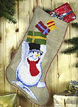 Snowman Christmas Stocking