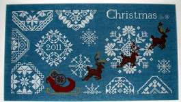 Click for more details of Snowy Christmas Quaker Style (cross stitch) by AuryTM