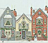 Click for more details of Snowy Street  (cross stitch) by Bothy Threads