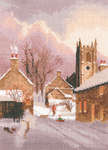 Click for more details of Snowy Village (cross stitch) by John Clayton