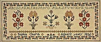 Click for more details of Sophia Church (cross stitch) by La - D - Da