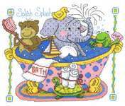 Click/tap for more details of Splish Splash (cross stitch) by Imaginating