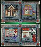Click/tap for more details of Spook Town Square 4 (cross stitch) by Glendon Place