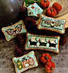 Click/tap for more details of Spooky Autumn Smalls (cross stitch) by The Blue Flower