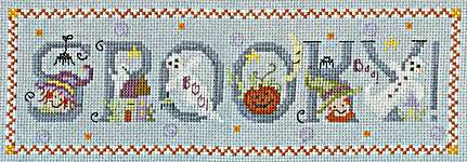 Click/tap for more details of Spooky! (cross stitch) by Imaginating