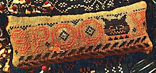 Click/tap for more details of Spooky Meowy (cross stitch) by Homespun Elegance