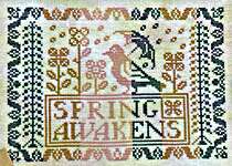 Click/tap for more details of Spring Awakens (cross stitch) by Summer House Stitche Workes