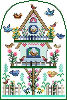Click for more details of Spring Birdsong (cross stitch) by Designs by Cathy