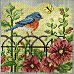 Click for more details of Spring Bluebird (cross stitch) by Mill Hill