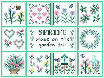 Click for more details of Spring (cross stitch) by Designs by Cathy