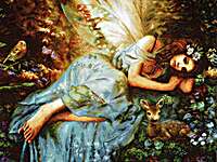 Click for more details of Spring Fairy (cross stitch) by Letistitch