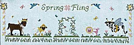 Click for more details of Spring Fling (cross stitch) by Petal Pusher