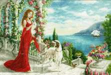 Click for more details of Spring in Crimea (cross stitch) by Golden Fleece
