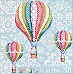 Click/tap for more details of Spring is in the Air (cross stitch) by Shannon Christine