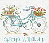 Click for more details of Spring Is In The Air (cross stitch) by Sue Hillis Designs
