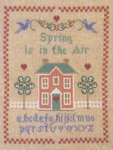 Click/tap for more details of Spring is in the Air Sampler (cross stitch) by Margaret & Margaret