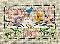 Click for more details of Spring is on its Way (cross stitch) by Val's Stuff