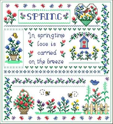 Click for more details of Spring Joy (cross stitch) by Designs by Cathy