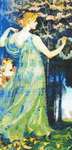 Click/tap for more details of Spring - Masques of the Four Seasons (cross stitch) by Kustom Krafts