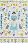 Click/tap for more details of Spring Mini Sampler (cross stitch) by Riverdrift House
