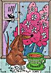 Click for more details of Spring Outside the Window (cross stitch) by Panna
