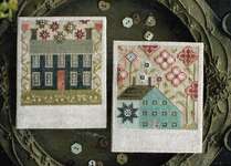 Click for more details of Spring SaltBoxes (cross stitch) by Plum Street Samplers