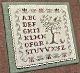 Click/tap for more details of Spring Sampler (cross stitch) by The Nebby Needle