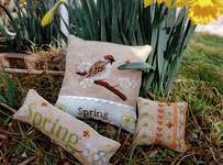 Click for more details of Spring Trio (cross stitch) by Serenita di Campagna