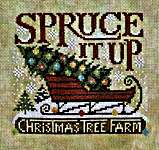 Click/tap for more details of Spruce It Up (cross stitch) by Silver Creek Samplers