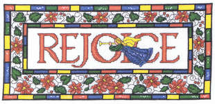 Click for more details of Stained Glass Rejoice (cross stitch) by Imaginating