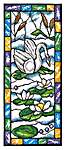 Click/tap for more details of Stained Glass Spring Butterflies (cross stitch) by Imaginating