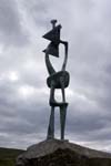 Click for more details of Standing Figure / The Alien (photograph) by Margaret Elliot