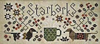 Click/tap for more details of Starbarks (cross stitch) by Plum Street Samplers