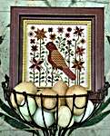 Click/tap for more details of Stars in my Garden (cross stitch) by Kathy Barrick