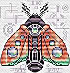Click for more details of Steampunk Hawkmoth (cross stitch) by MP Studios
