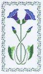 Click/tap for more details of Stencil Morning Glory (cross stitch) by Barbara Thompson