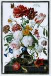 Click for more details of Still Life in a Glass Vase (cross stitch) by Thea Gouverneur