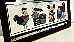 Click/tap for more details of Stitch Rows Wilbur & The Blue Barn (cross stitch) by Anabella's