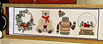 Click for more details of Stitch Rows Winter (cross stitch) by Anabella's