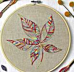 Click for more details of Stitch Sampler 2: Leaf (embroidery) by Anchor