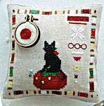 Click for more details of Stitcher's Cat (cross stitch) by Cotton Pixels