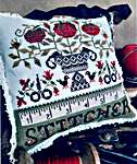 Click/tap for more details of Stitcher Urn (cross stitch) by Quaint Rose Needlearts