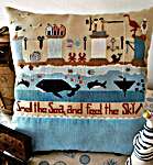 Click/tap for more details of Stitching Summer (cross stitch) by Twin Peak Primitives