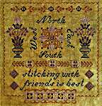 Click for more details of Stitching With Friends (cross stitch) by Jan Hicks